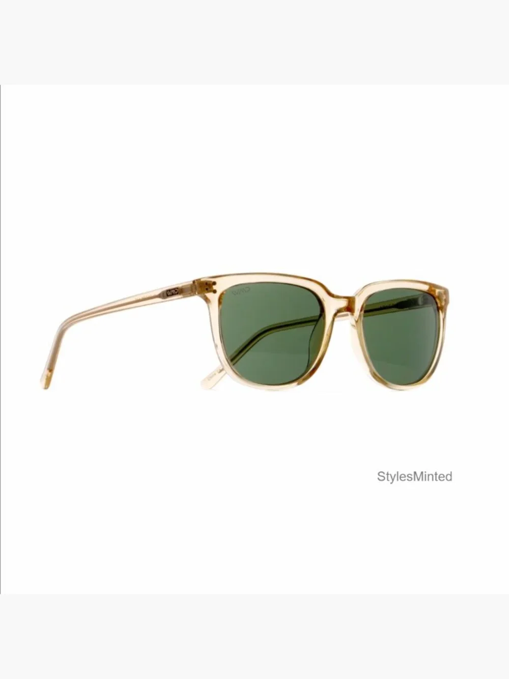Polarized Retro Square Sunglasses UV Protection Acetate Frame Unisex
